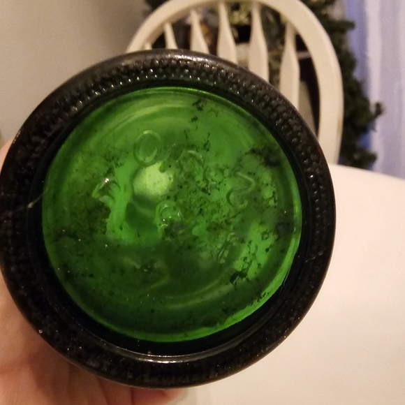 Vintage Mountain Dew bottle soda green pop glass bottle advertising - Picture 8 of 8